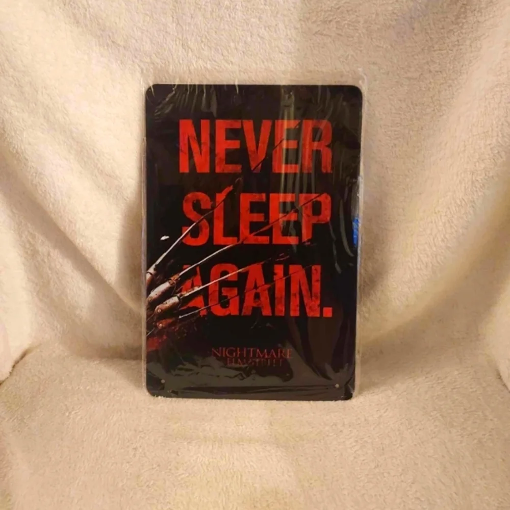Freddy Krueger tin sign